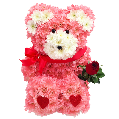 teddy bear flowers