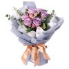 lilac purple rose bouquet